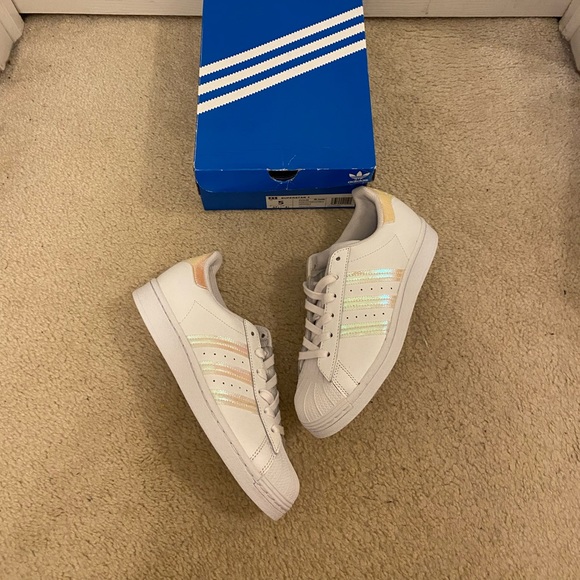 adidas | Shoes | Adidas Superstar Cloud Iridescent Size 5m | Poshmark